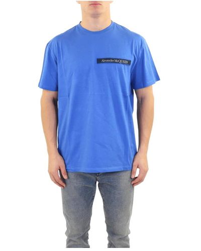 Alexander McQueen T-Shirts - Blau