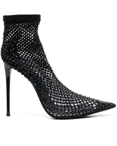 Le Silla Gilda crystal-embellished pumps - Schwarz