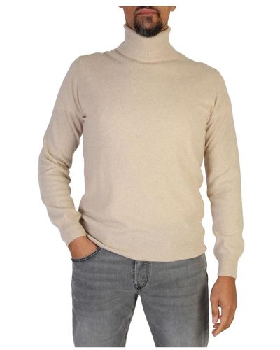 Cashmere Company Kaschmir pullover herbst winter stehkragen - Natur