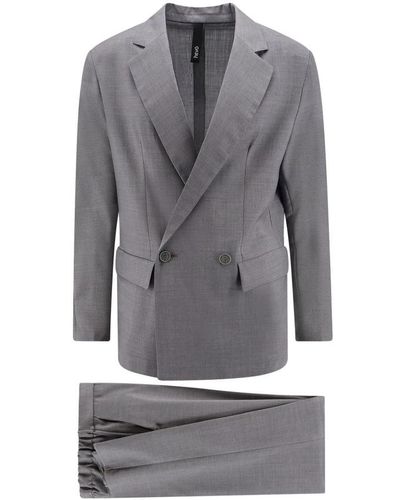 Hevò Double Breasted Suits - Grey