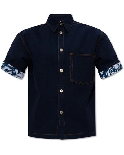 Burberry Blouses & shirts > denim shirts - Bleu