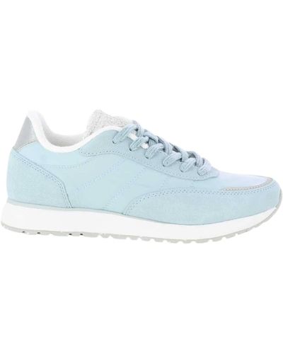 Woden Zapatos de nellie soft reflect azul claro