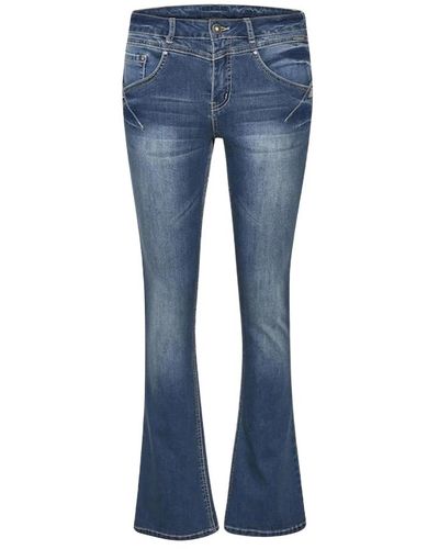 Cream Jeans > boot-cut jeans - Bleu