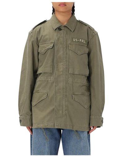 Polo Ralph Lauren Field jacket für outdoor-abenteuer - Grün