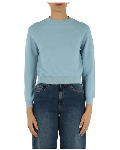 Emme Di Marella Knitwear > round-neck knitwear - Bleu
