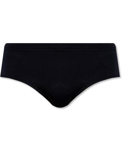 DSquared² Logo printed swimming trunks - Noir