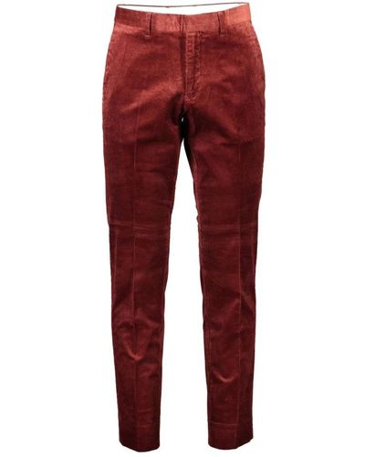 GANT Slim-Fit Trousers - Red