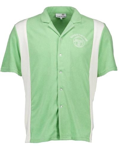Sergio Tacchini Short Sleeve Shirts - Green
