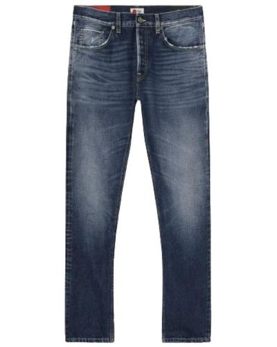 Dondup Icon regular-fit selvedge jeans - Blau