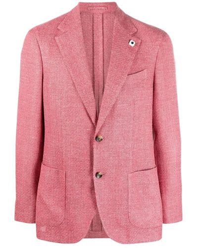 Lardini Suits > Formal Blazers - Roze