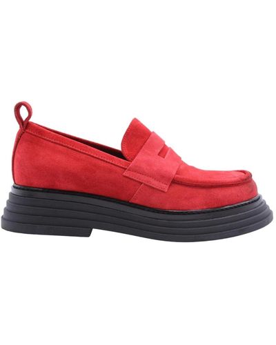 Laura Bellariva Marimba loafers: elegantes y cómodos - Rojo