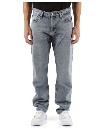 Calvin Klein Straight Jeans - Grey