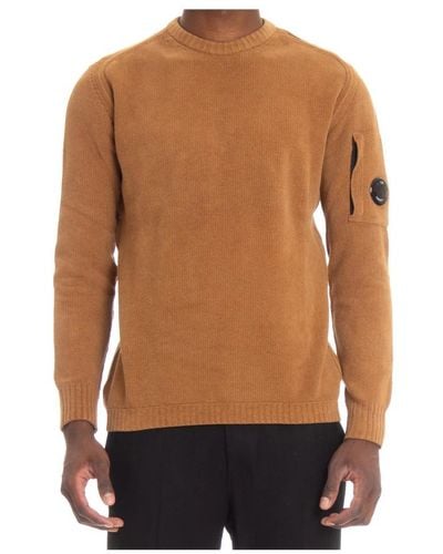 C.P. Company Round-Neck Knitwear - Brown