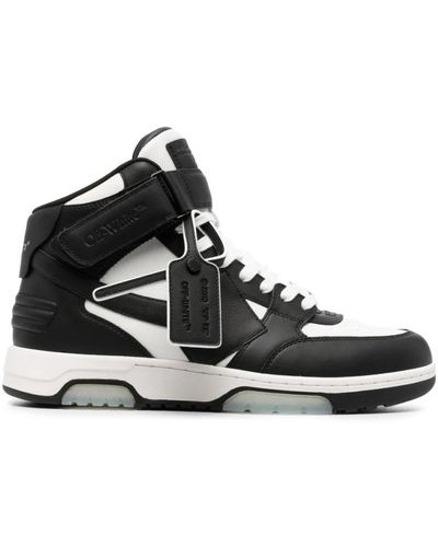 Off-White c/o Virgil Abloh Out Of Office Mid-Top Sneaker - Schwarz
