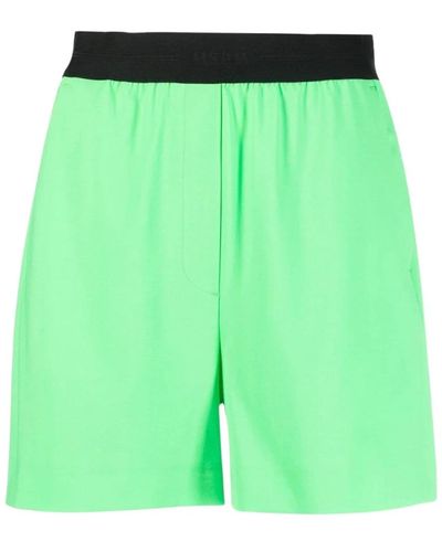 MSGM Short shorts - Verde