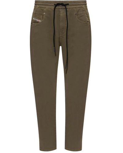 DIESEL Trousers > slim-fit trousers - Vert