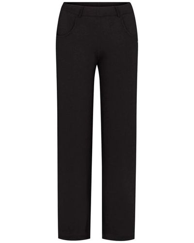 LauRie Straight Trousers - Black