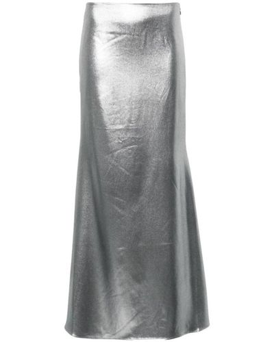 ROTATE BIRGER CHRISTENSEN Falda larga estilo elegante - Gris