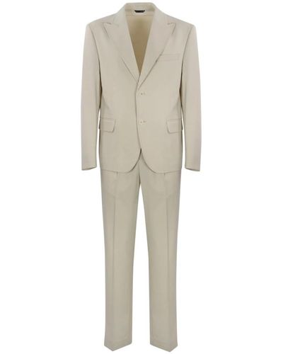 Daniele Alessandrini Suits > suit sets > single breasted suits - Neutre