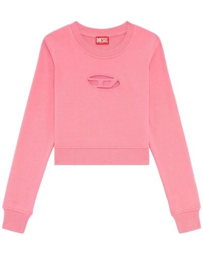 DIESEL Sweatshirts - Pink