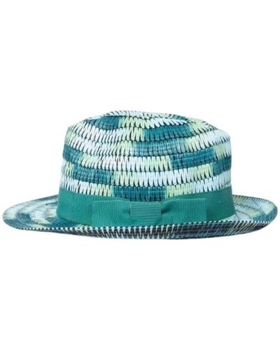 Paul Smith Space dye trilby hat - Verde