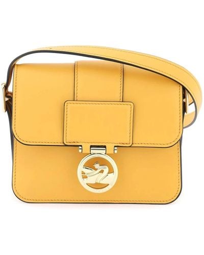 Longchamp Box trot bolso pequeño de bandolera - Metálico