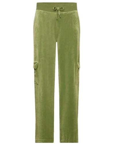 Juicy Couture Trousers > straight trousers - Vert