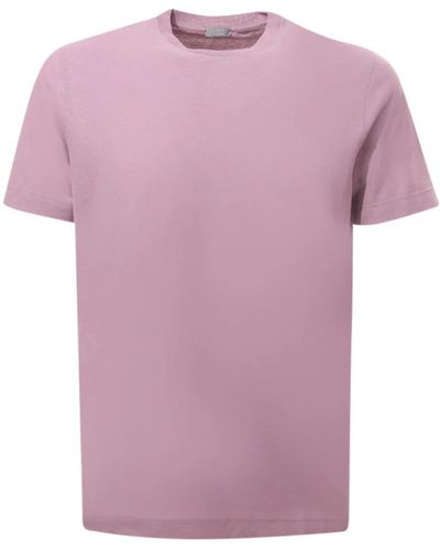 Zanone Tops > t-shirts - Violet