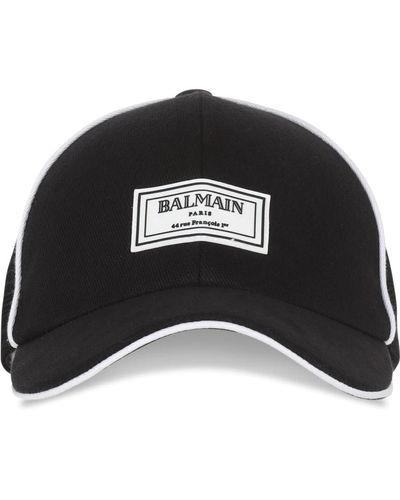 Balmain Chapeaux bonnets et casquettes - Noir
