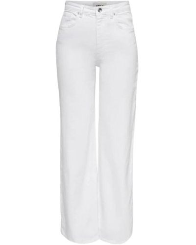 ONLY Straight Jeans - White