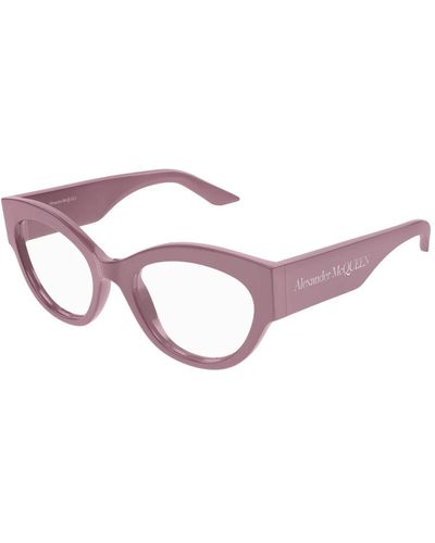 Alexander McQueen Glasses - Purple
