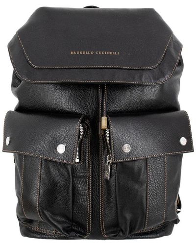 Brunello Cucinelli Backpacks - Black