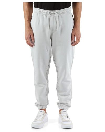 Calvin Klein Baumwoll logo sweatpants elastischer bund - Grau