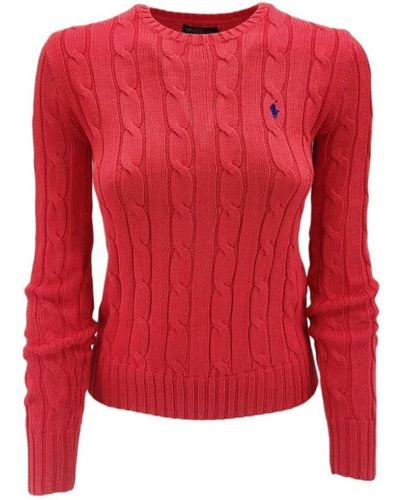 Ralph Lauren Knitwear > round-neck knitwear - Rouge