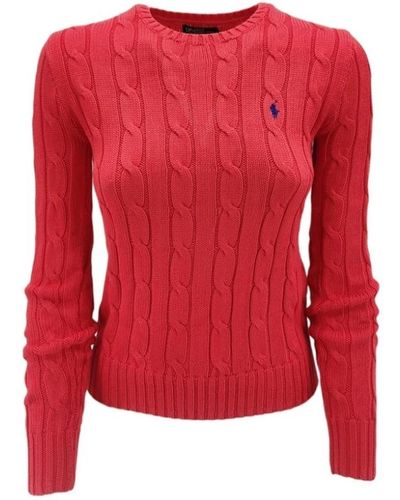 Ralph Lauren Rote pullover für männer