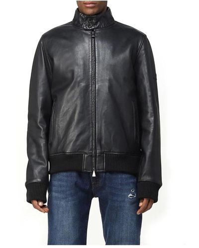 Roy Rogers Leather Jackets - Black