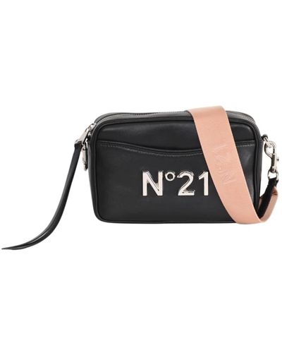 N°21 N° 21 borsa a tracolla modello camera bag - Nero