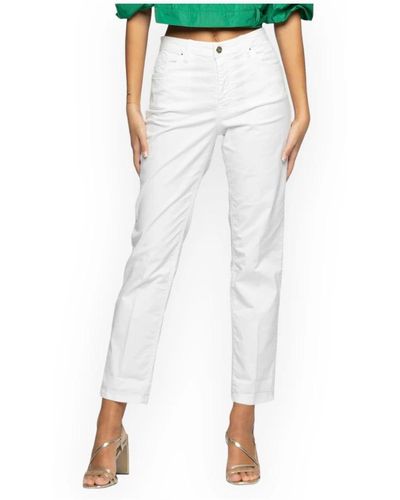 Kocca Slim-Fit Trousers - White