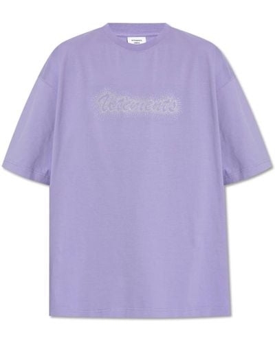 Vetements Tops > t-shirts - Violet