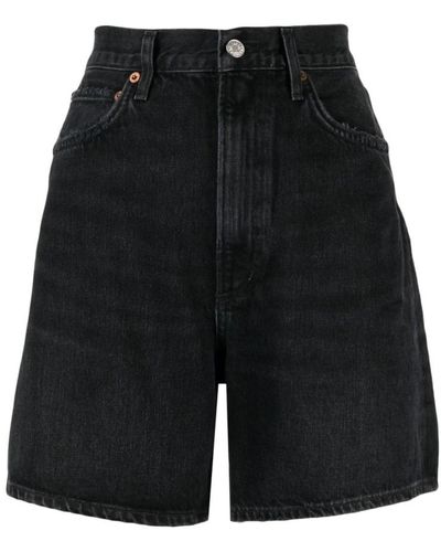 Agolde Denim Shorts - Black