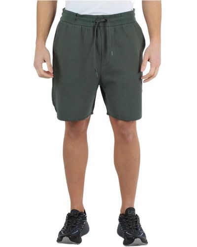 Armani Exchange Sportliche baumwollmischung shorts - Grün