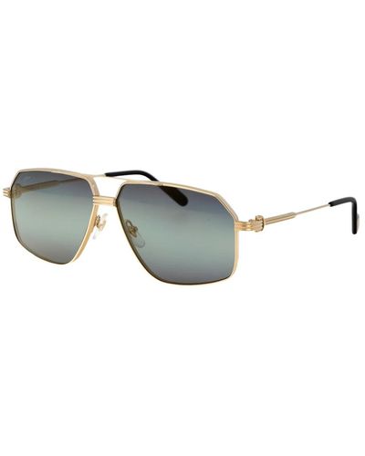 Cartier Metallische sonnenbrille für frauen - Mettallic