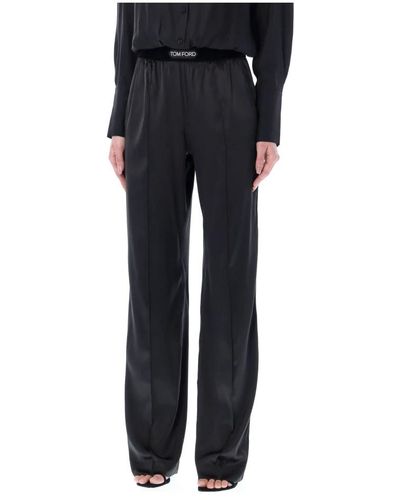 Tom Ford Trousers > wide trousers - Noir