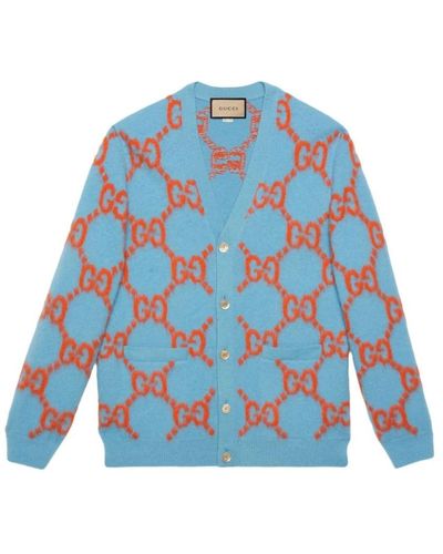Gucci Knitwear > cardigans - Bleu