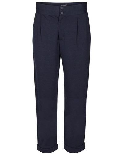 Freequent Slim-Fit Trousers - Blue