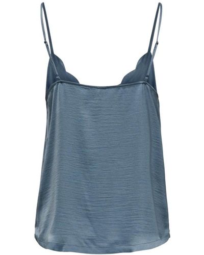 ONLY Sleeveless Tops - Blue