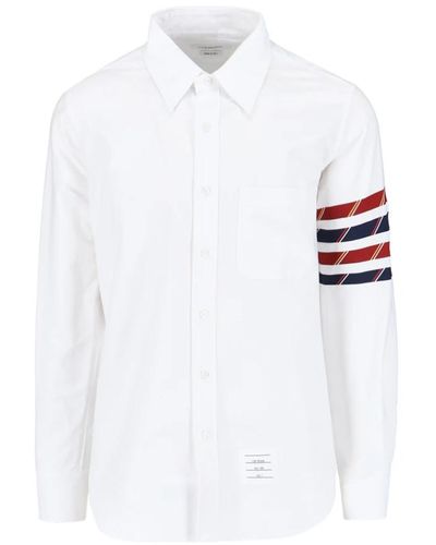Thom Browne Weißes casual hemd