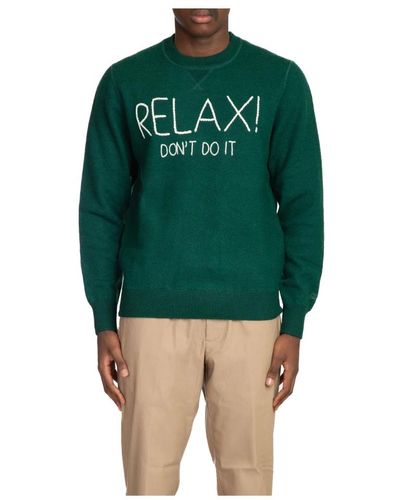 Mc2 Saint Barth Entspannter embro pullover - Grün