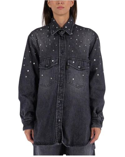 Haikure Denim shirt octavia - Schwarz