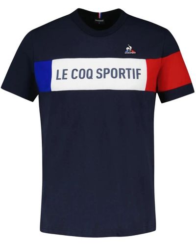Le Coq Sportif Tri tee ss n°1 - Blu